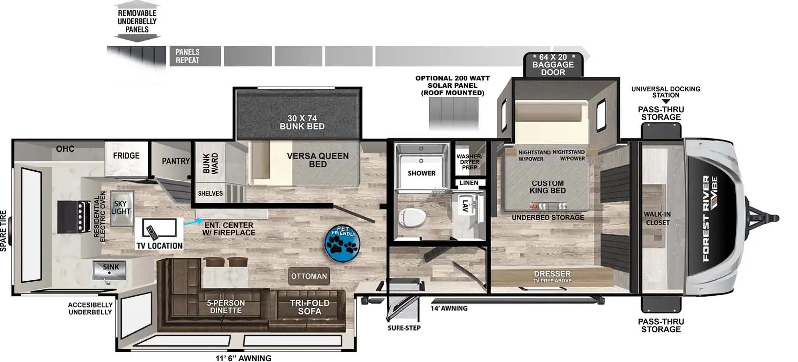 3400SB Floorplan Image